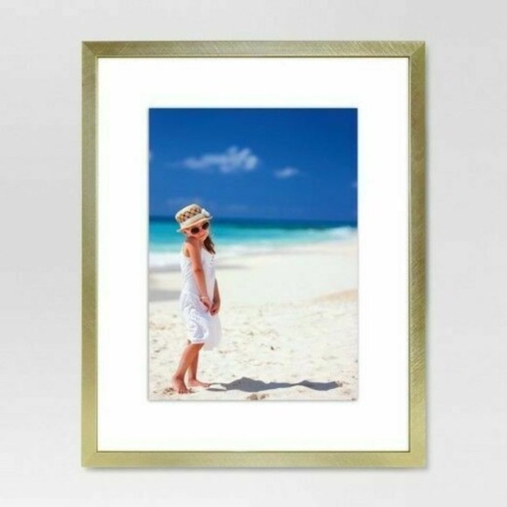 Room Essentials Brushed Gold Photo Frame - Qty 4